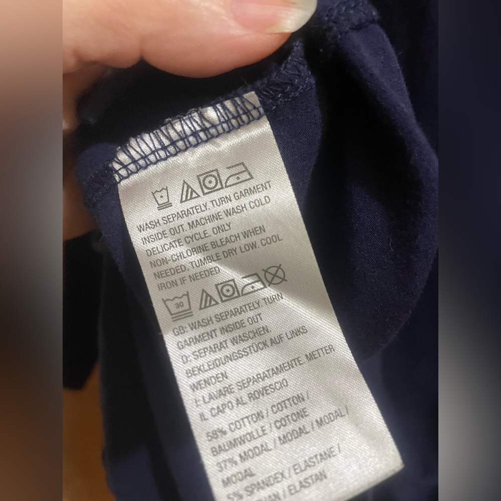Belle Kim Gravel XL Navy T-Shirt - Picture 5 of 6